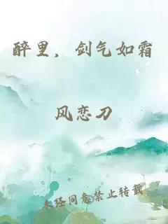 醉里，剑气如霜